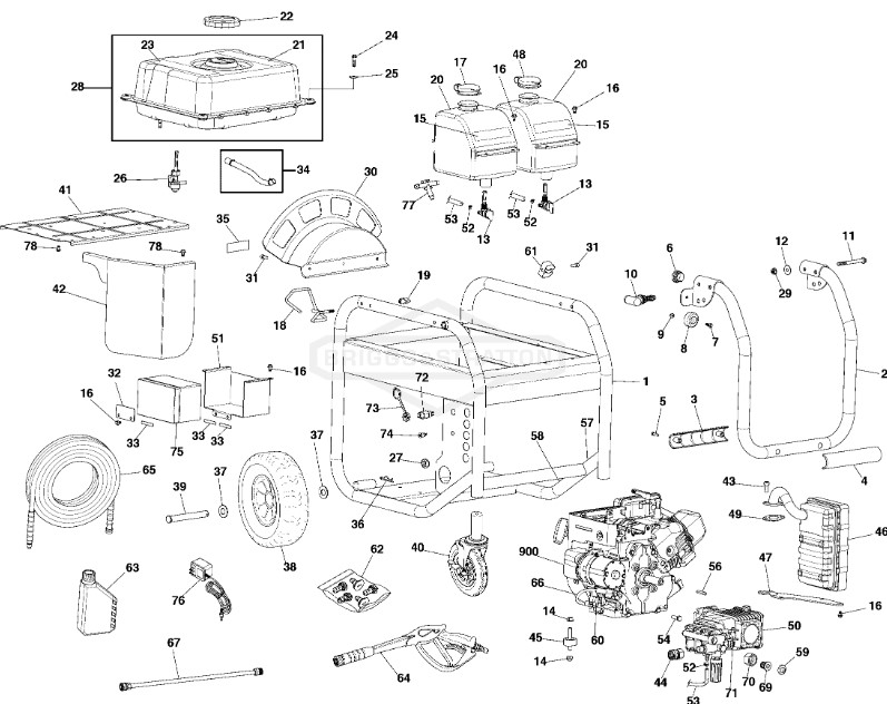 sears craftsman 020583-0 repair parts